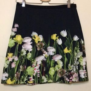 Victoria Beckham floral mini skirt